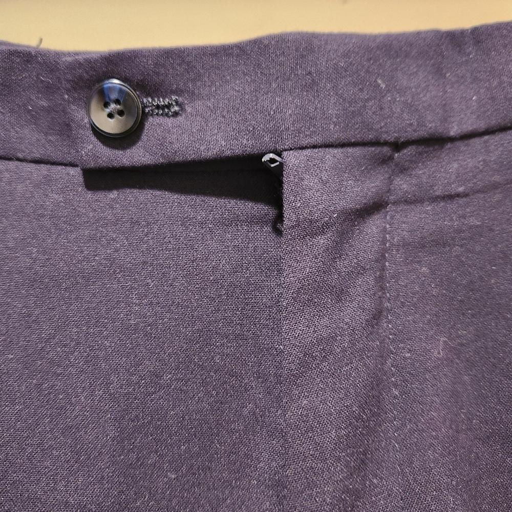 Paisley And Gray 32X32 Slim Dress Pant Navy Blue Trouser - Picture 6 of 9